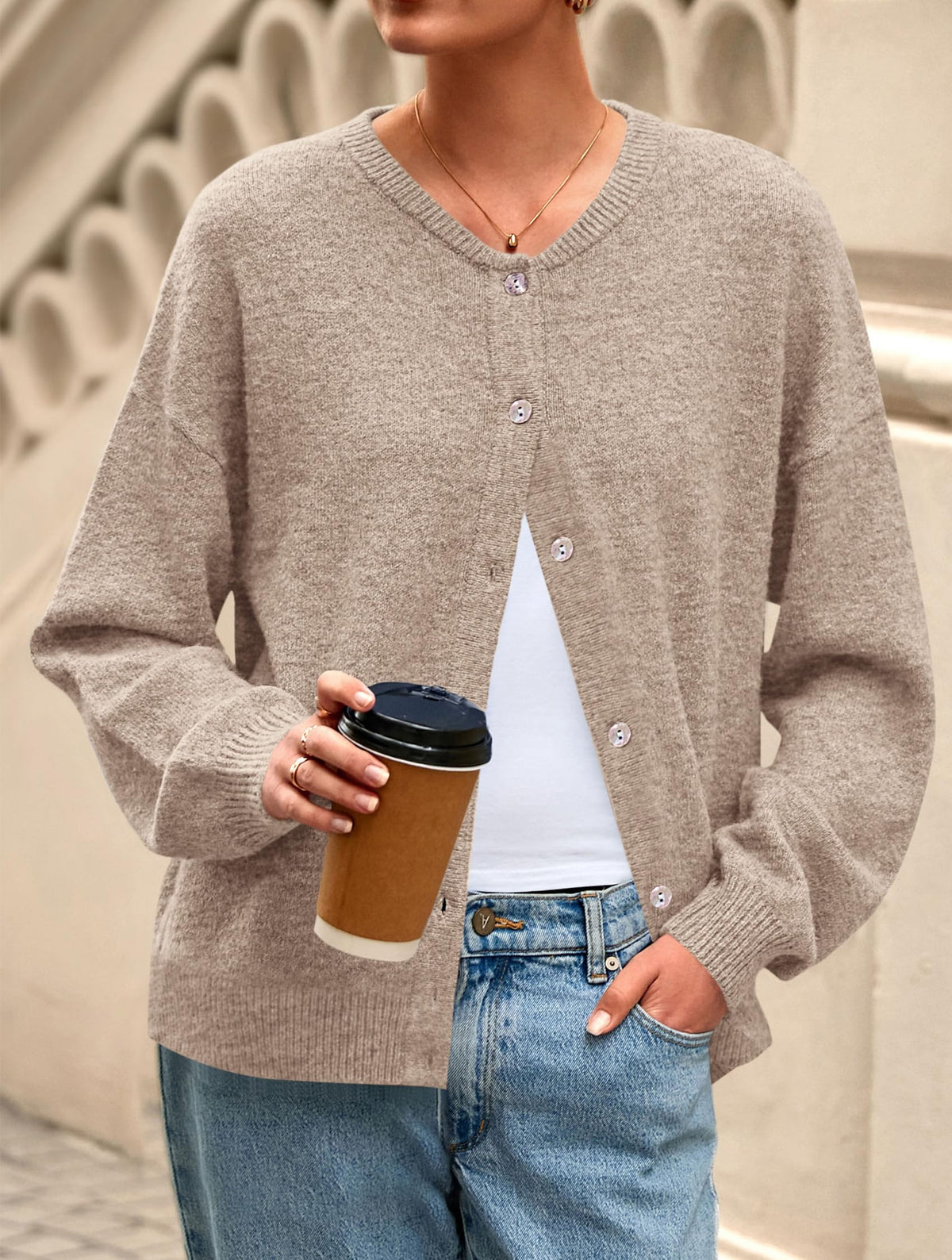 PRETTYGARDEN Womens Long Sleeve Cardigan Sweaters Button Down Knit Tops 🍁 All In One Marketplace Canada
