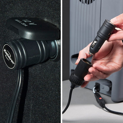 Koolatron Power Adapter - 12V 5A Converter for Car Fridge, Portable Devices, Vehicle Supplies, Replacement Cable, Extender Charger, Wall Outlet, Transformer for Cooler, 110V AC to 12V DC Koolatron
