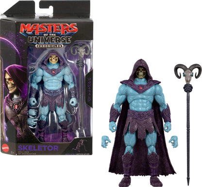 Masters of the Universe Action Figure Chronicles Skeletor, 6.5 Inch Scale 2026 Movie Accurate Villain, Deluxe Articulation Masters of the Universe