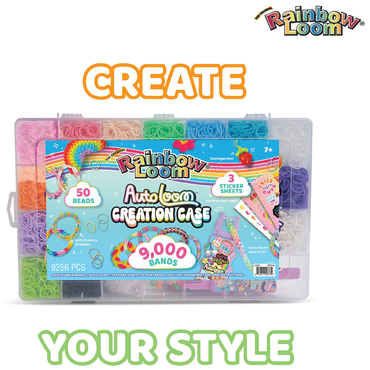 Rainbow Loom 9000 Bands AutoLoom Creation Case - DIY Jewelry Making Kit