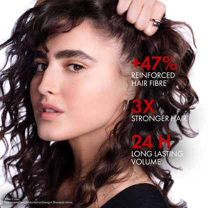 Vichy Fortifying Shampoo Refill, Dercos Energy+ Hair Shampoo with Niacinamide & Vitamin E to Protect, Thicken, & Strengthen Hair. Reduce Frizz & Hair Breakage. Recommended by Dermatologists, 400mL - Available at All In One Marketplace Canada