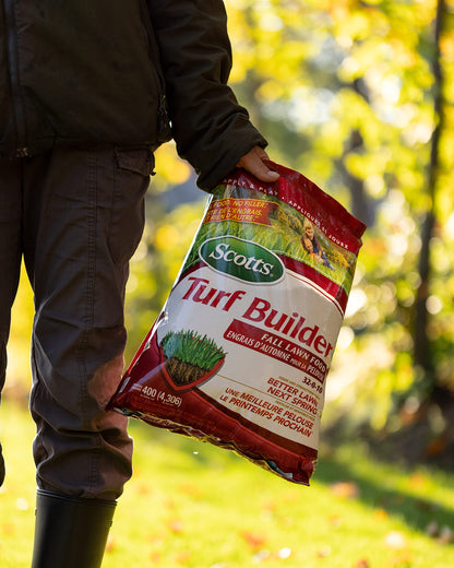 Scotts Fall Turf Builder Lawn Food 32-0-10, 5.2kg (400 sq Meters / 4,306 sq feet Coverage) | Prepare Your Lawn for Winter | Fall Lawn Fertilizer 🍁 All In One Marketplace Canada