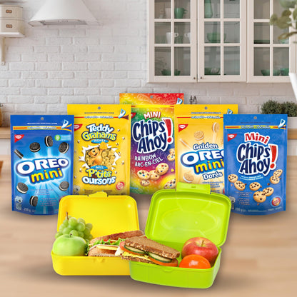 Oreo, Chips Ahoy! & Teddy Grahams, Cookies, 6 Bags, Variety Pack, 1.2 kg