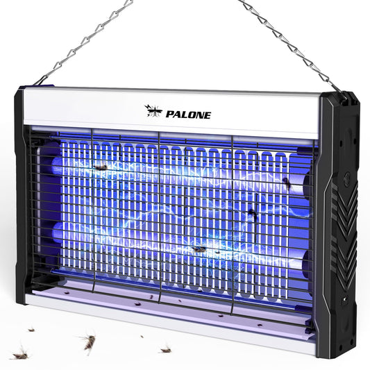 PALONE Bug Zapper, Fly Zapper with Hanging Function, Indoor Outdoor Zapper Effectively Protect Food from Fly for Dinging Room, Courtyard, Kitchen