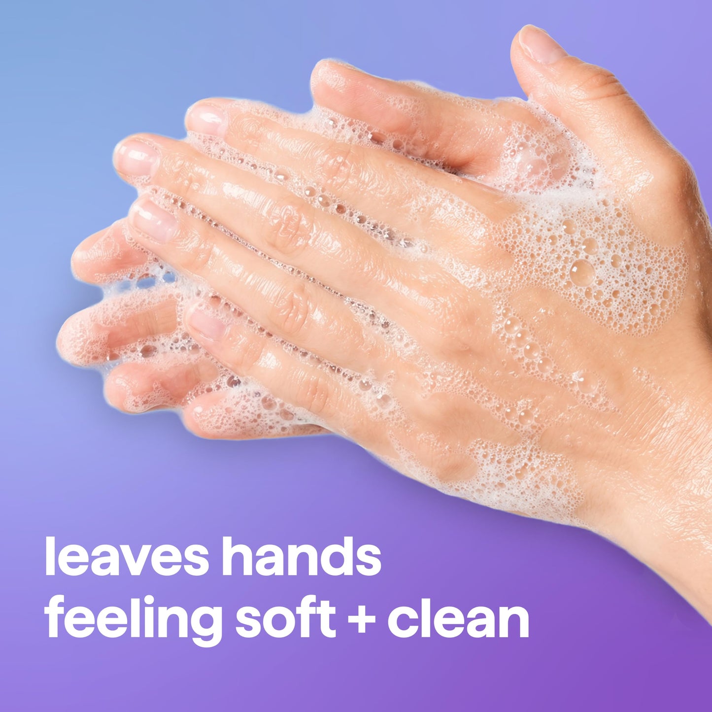 Method Foaming Hand Soap, Biodegradable Formula with Foaming Soap Dispenser Made of 100% Recycled Plastic, French Lavender Scent, 300 ml Soap Pump Bottles, 6 Pack Method