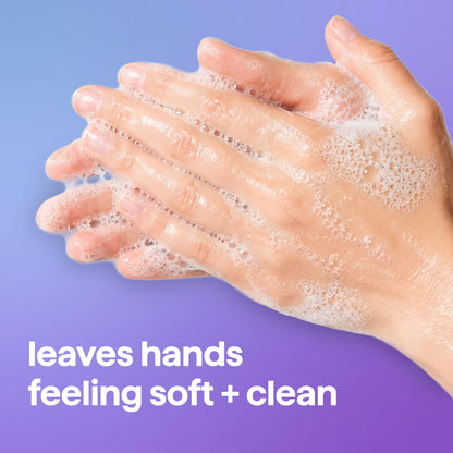 Method Foaming Hand Soap, Biodegradable Formula with Foaming Soap Dispenser Made of 100% Recycled Plastic, French Lavender Scent, 300 ml Soap Pump Bottles, 6 Pack Method