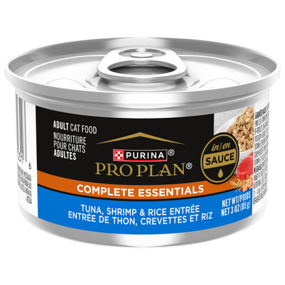 Purina Pro Plan Wet Cat Food Savor, Tuna Shrimp and Rice Entrée, 3-Ounce Can, Pack of 24 🍁 All In One Marketplace Canada