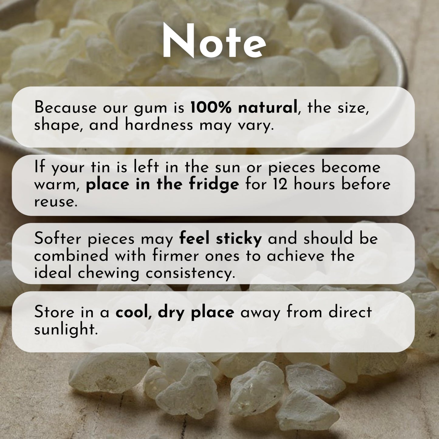 Martyr & Myth Mastic Gum – 40g Pure Greek Resin from Chios | Natural, Sugar-Free Plant-Based Chewing Gum