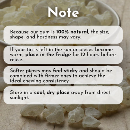 Martyr & Myth Mastic Gum – 40g Pure Greek Resin from Chios | Natural, Sugar-Free Plant-Based Chewing Gum