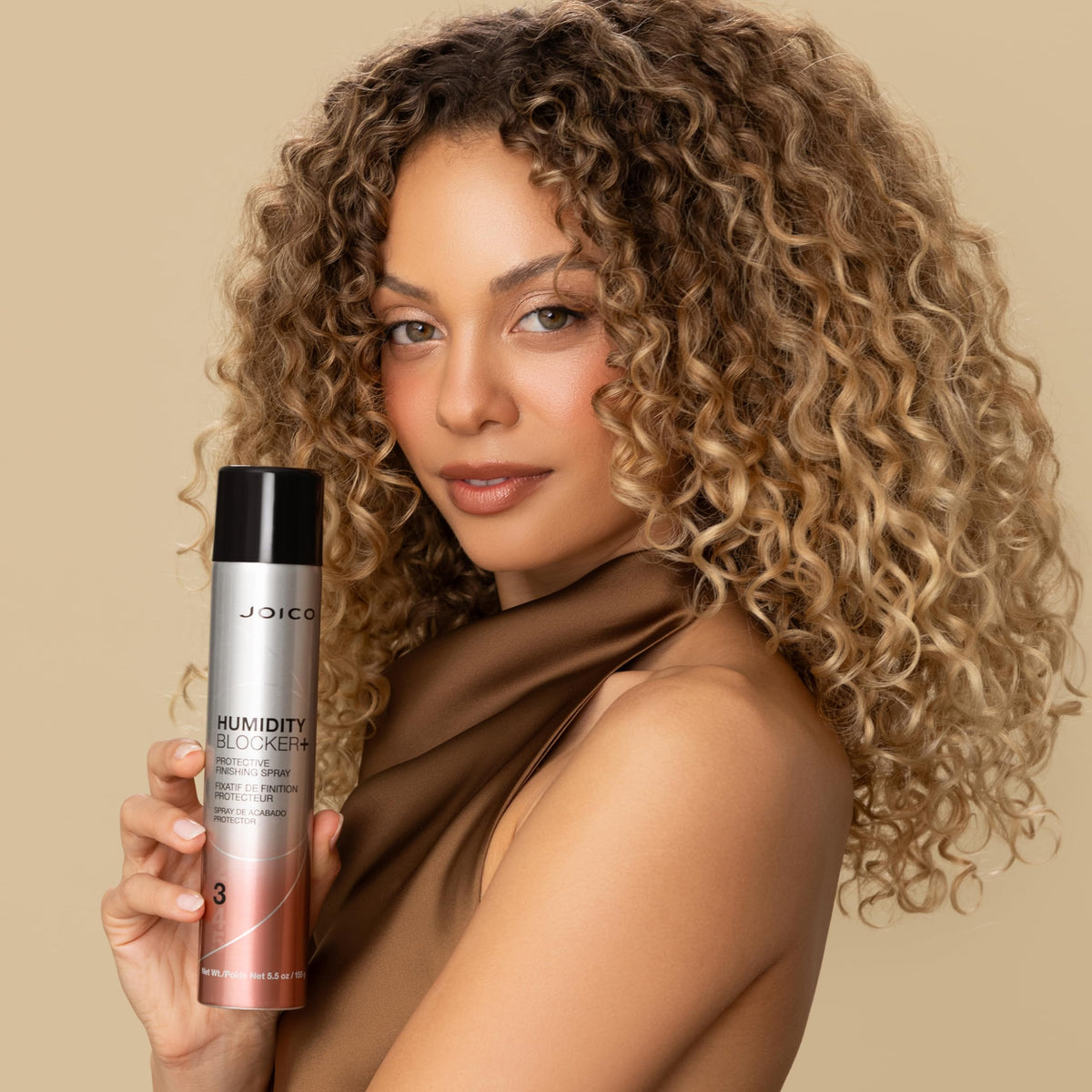 Joico Humidity Blocker Finishing Spray, Hairspray that Eliminates Static, Anti Frizz Light Hold, 180mL