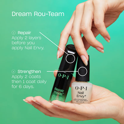 OPI Nail Envy Strengthener Bubble Bath | Sheer Nude Pink Crème Strengthening Nail Polish Treatment | Strengthen Weak & Thin Nails 🍁 All In One Marketplace Canada