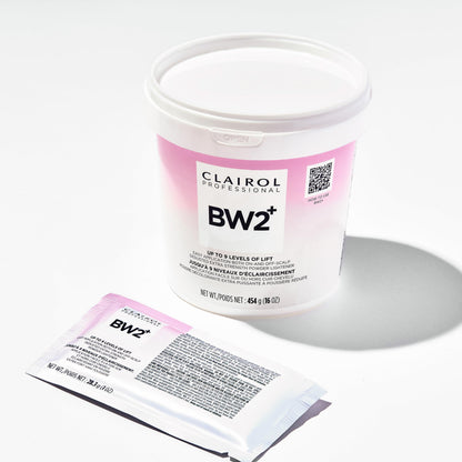 Clairol Professional BW2+ Dedusted Extra Strength Powder Lightener for Hair Highlights, 8 oz | 227 g Clairol Professional