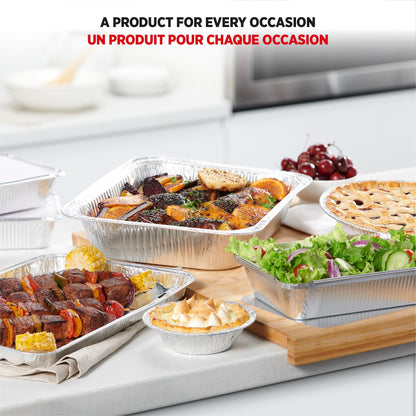 Starfrit 30-Pack Aluminum Grilling Trays, 13.5” x 9” (34 cm x 23 cm), Perfect for BBQ, Recyclable, Disposable 🍁 All In One Marketplace Canada
