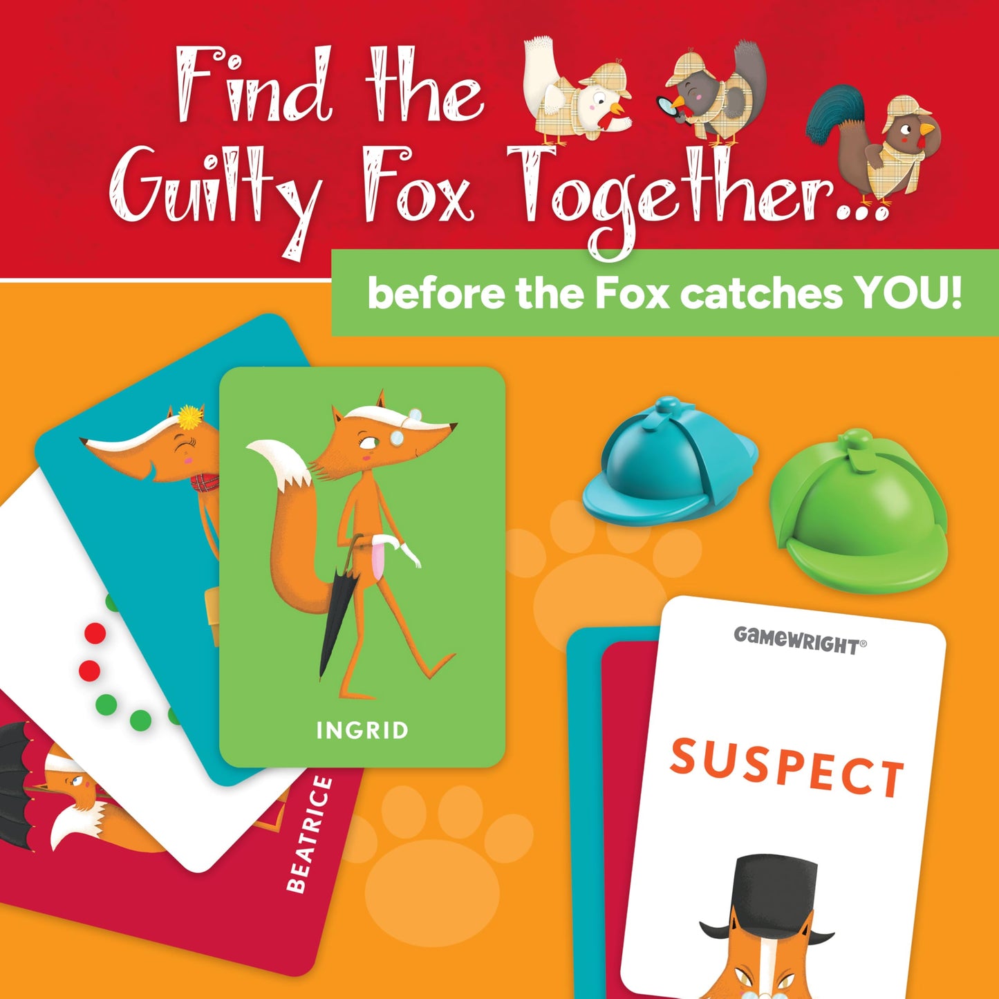 Gamewright Outfoxed! A Cooperative Whodunit Board Game for Kids 5+ 🍁 All In One Marketplace Canada