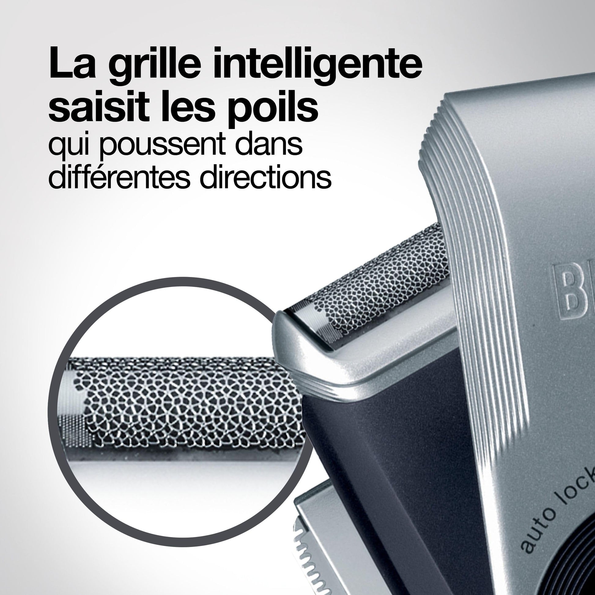 Braun M90 Mobile Shaver for Precision Trimming, Great for Travel, Black/Silver - Available at All In One Marketplace Canada