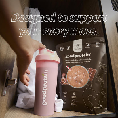 Good Protein – 32g Protein, Vegan High Protein Powder, 100% Natural, Non-GMO, Dairy-free, Gluten & Soy Free and No Added Sugar. Plant-Based Protein Shake (Chocolate Milk, 940 g)