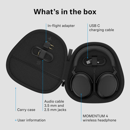 Sennheiser Momentum 4 Wireless Headphones, ANC, 60 Hr Battery, Teal 🍁 All In One Marketplace Canada