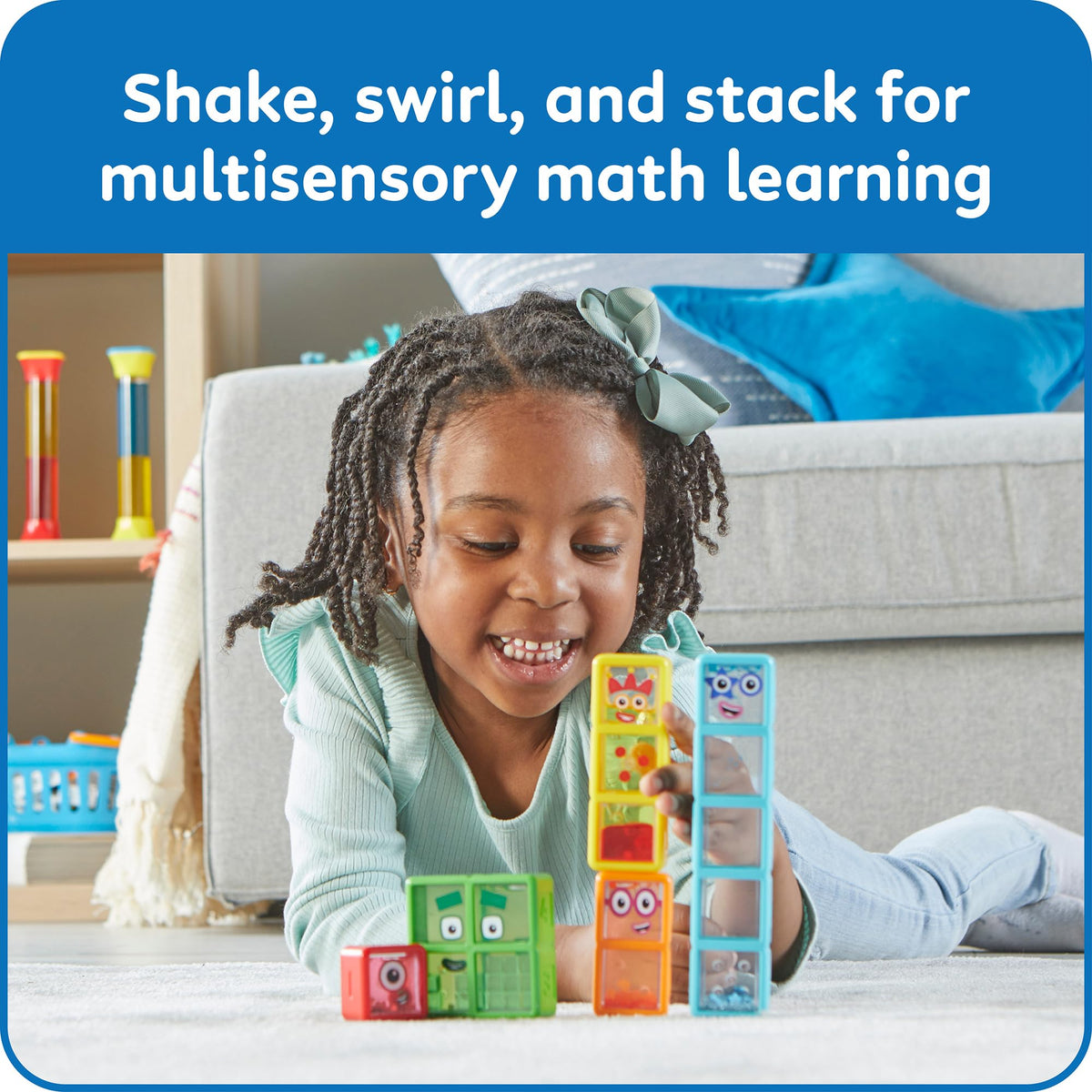 hand2mind Numberblocks One to Five Sensory Bottles