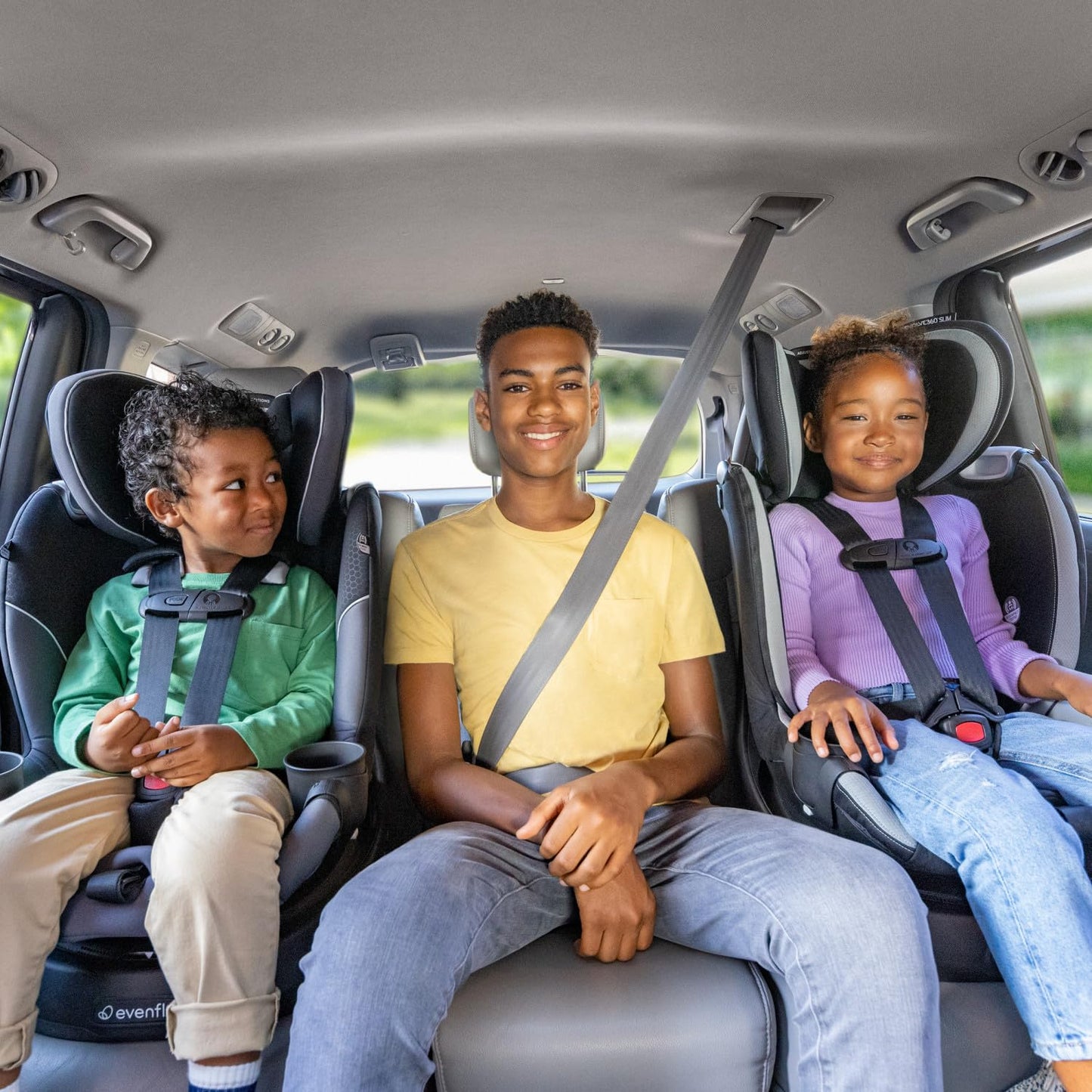 Evenflo Revolve360 Slim 2-in-1 Rotational Car Seat - Canton Black Evenflo
