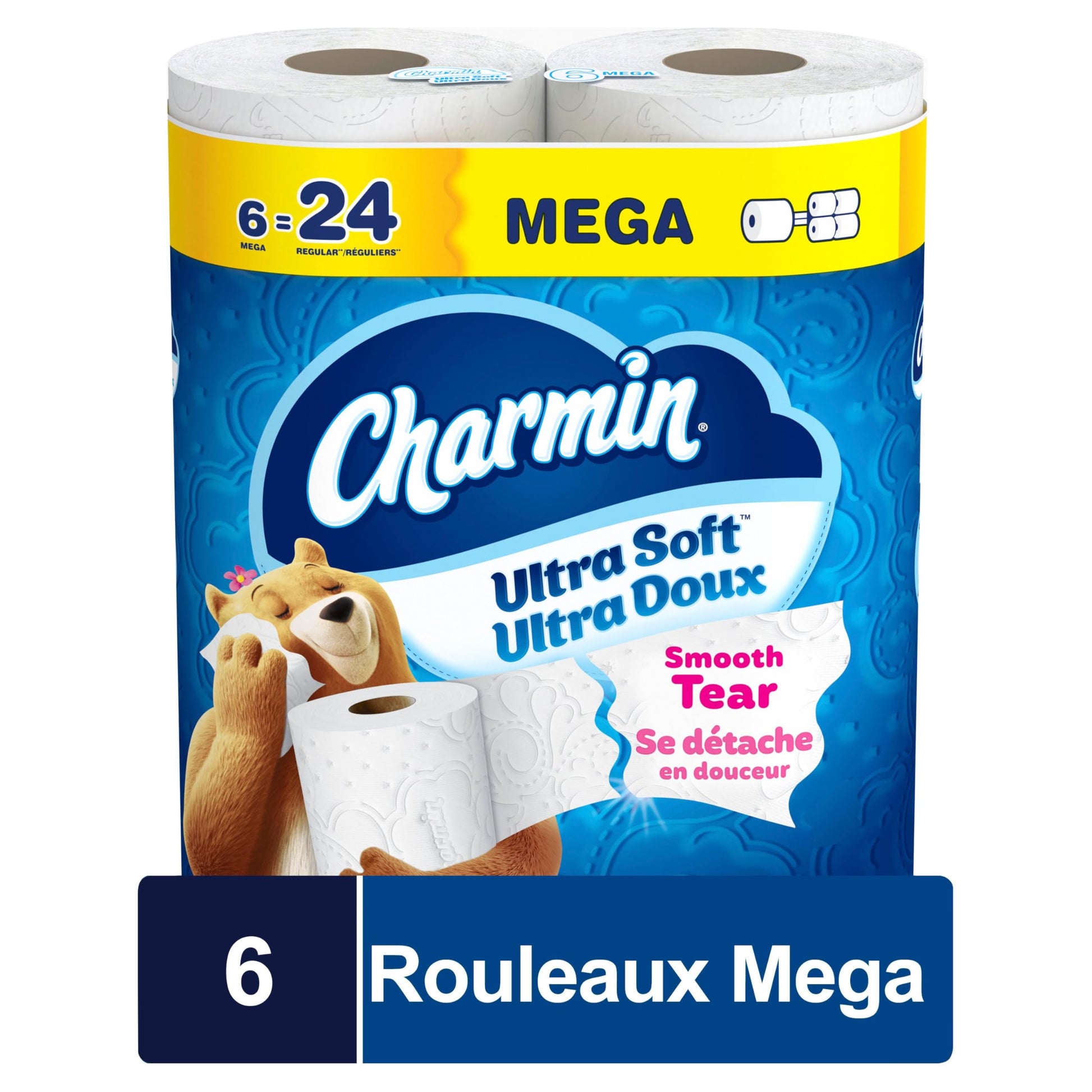 Charmin Toilet Paper Ultra Soft, 18 Mega Rolls = 72 Regular Rolls
