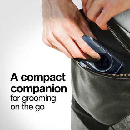 Braun M90 Mobile Shaver for Precision Trimming, Great for Travel, Black/Silver - Available at All In One Marketplace Canada