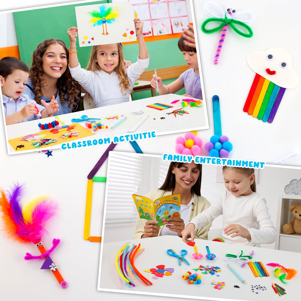 Zefy 3200+ Pcs Arts and Crafts Supplies for Kids 🍁 All In One Marketplace Canada