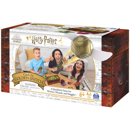 Harry Potter Catch The Golden Snitch, A Quidditch Board Game for Witches, Wizards and Muggles, Family Game Ages 8 & up Spin Master Games