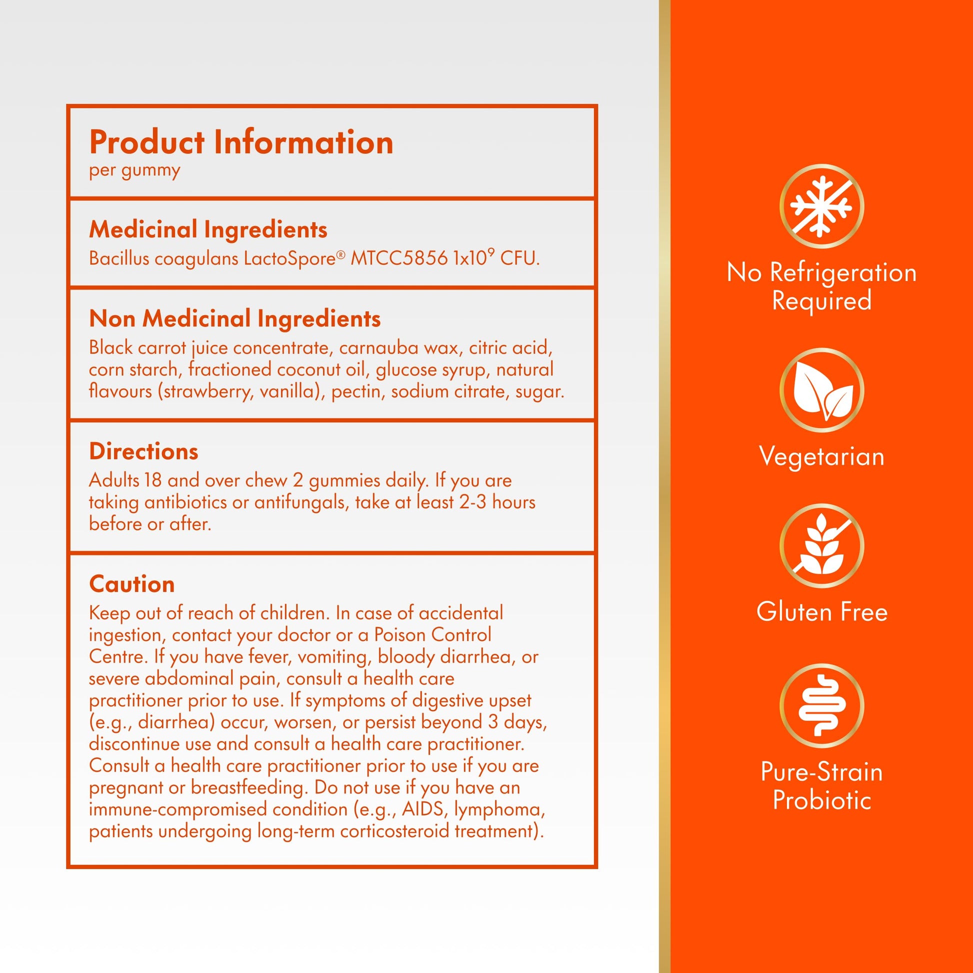 Align Probiotic Gummies for Women & Men, Helps Support Gastrointestinal Health, Made With Naturally Sourced Fruit Flavors, Strawberry Flavour, 60 Gummies - Available at All In One Marketplace Canada