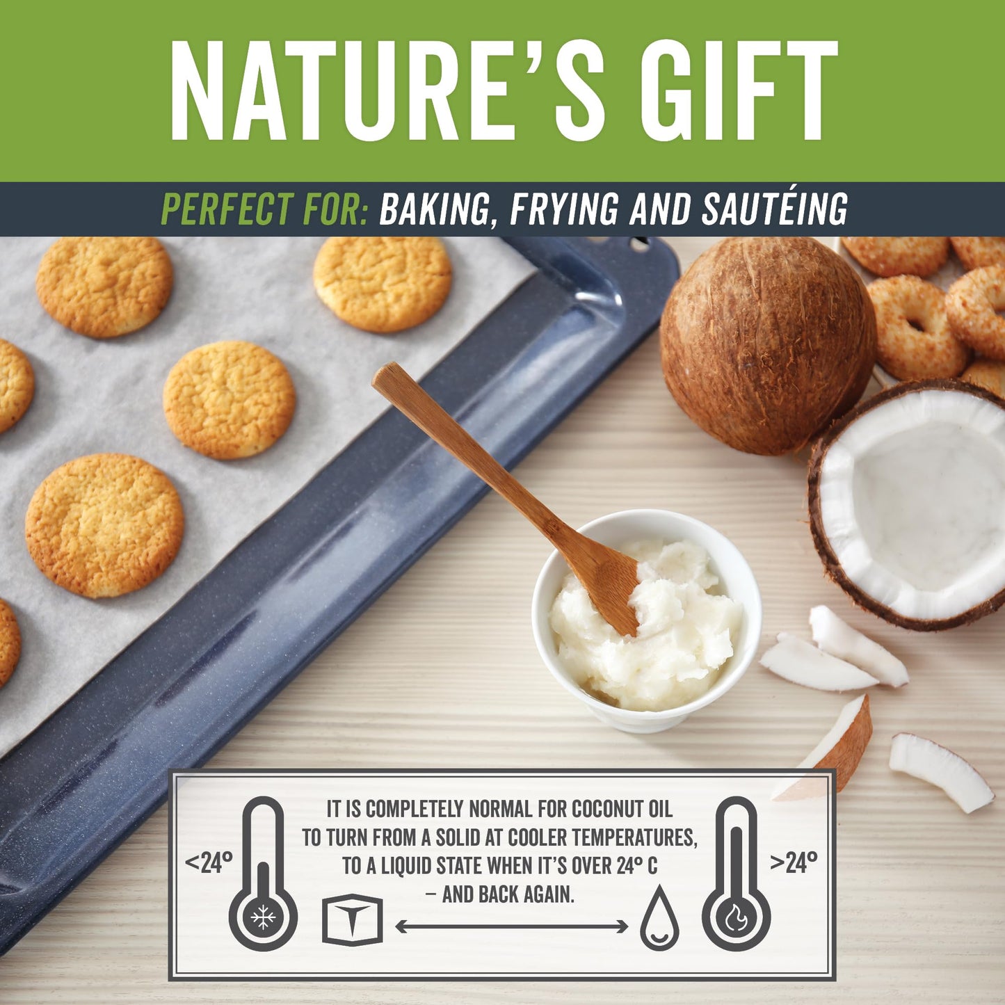 Viva Naturals Organic Virgin Coconut Oil,16 fl oz (473 mL) – Coconut Oil for Hair, Skin, Cooking & Baking – Cold-Pressed, Unrefined & Non-GMO – Keto & Paleo Certified – BPA-Free Jar 🍁 All In One Marketplace Canada