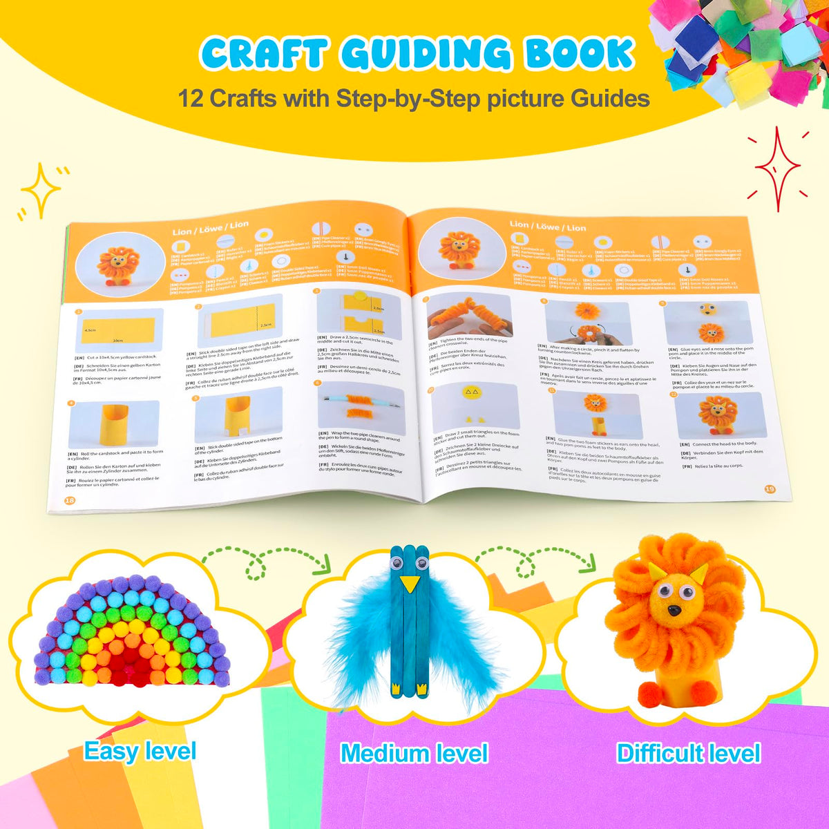 Zefy 3200+ Pcs Arts and Crafts Supplies for Kids 🍁 All In One Marketplace Canada