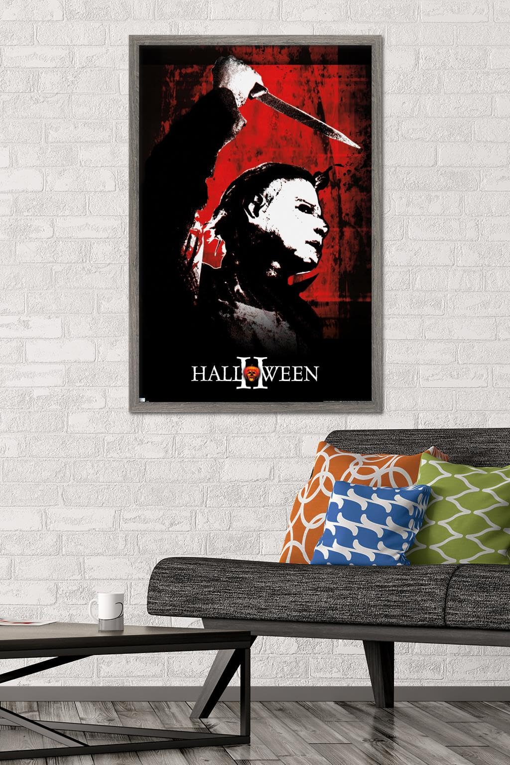 Halloween II - Affiche murale rouge