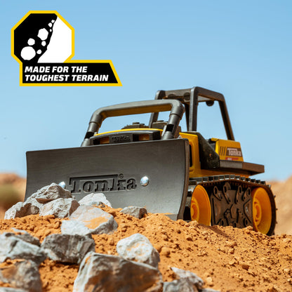 Tonka Steel Classics, Bulldozer– Made with Steel and Sturdy Plastic, Yellow Friction Powered Toy Construction Truck, Ages 3+ Boys and Girls, Kids, Toddlers, Christmas Birthday Gifts 🍁 All In One Marketplace Canada