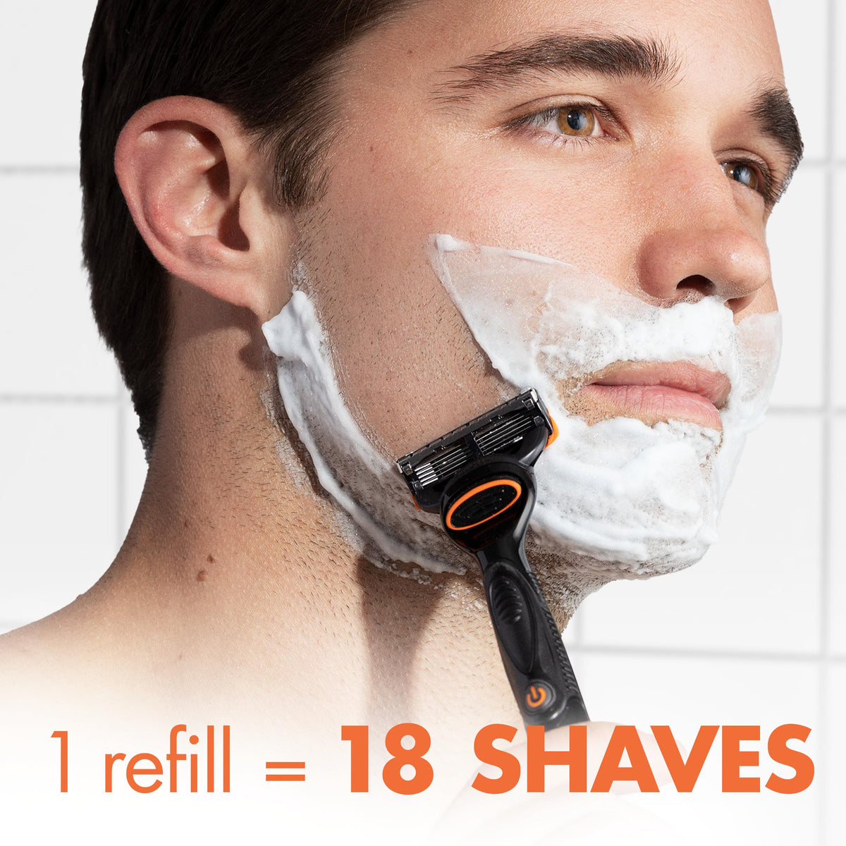 Gillette Fusion5 Mens Razor, Includes 1 Handle, 7 Razor Blade Refills