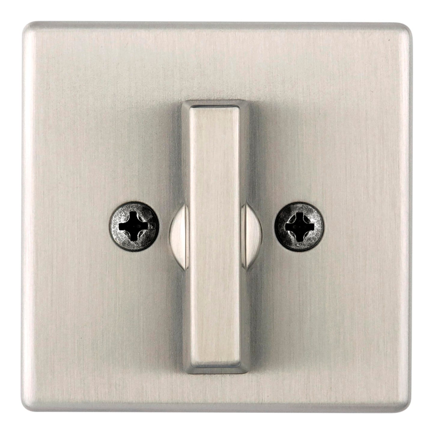 Weiser Elements Satin Nickel Square Deadbolt Lock, ANSI/BHMA Grade 3 Certified Front Door Lock, Kick Proof, Bump Proof & Anti-theft Exterior Door Lock with Key, Traditional Door Locks for Entry Door Weiser