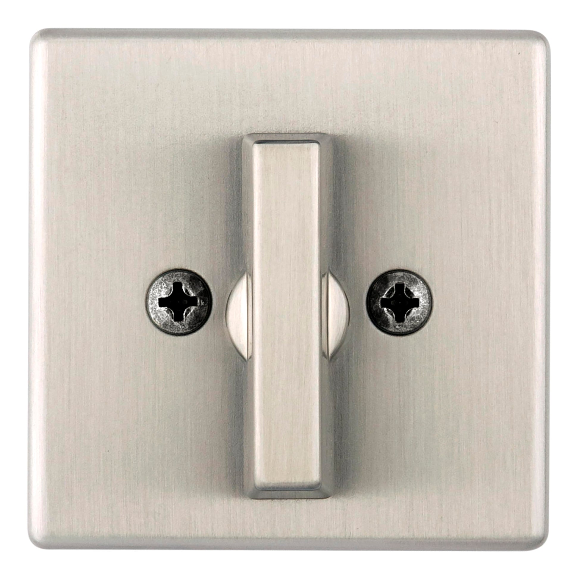 Weiser Elements Satin Nickel Square Deadbolt Lock, ANSI/BHMA Grade 3 Certified Front Door Lock, Kick Proof, Bump Proof & Anti-theft Exterior Door Lock with Key, Traditional Door Locks for Entry Door Weiser
