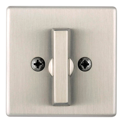 Weiser Elements Satin Nickel Square Deadbolt Lock, ANSI/BHMA Grade 3 Certified Front Door Lock, Kick Proof, Bump Proof & Anti-theft Exterior Door Lock with Key, Traditional Door Locks for Entry Door Weiser