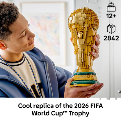 LEGO Editions FIFA World Cup Official Trophy Building Set - Kit for Display in Bedroom, Home Office, Book Shelf - Soccer Fans Collectible - with World Cup 2026 Minifigure - Gift for Fans - 43020 🍁 All In One Marketplace Canada