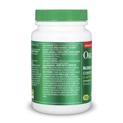 Organika Canadian-Made Blood Sugar Control Bonus Size- Chromium and Bitter Melon, 150 vcaps Blood Sugar Control Bonus Size- Chromium and Bitter Melon, 150 vcaps - Available at All In One Marketplace Canada