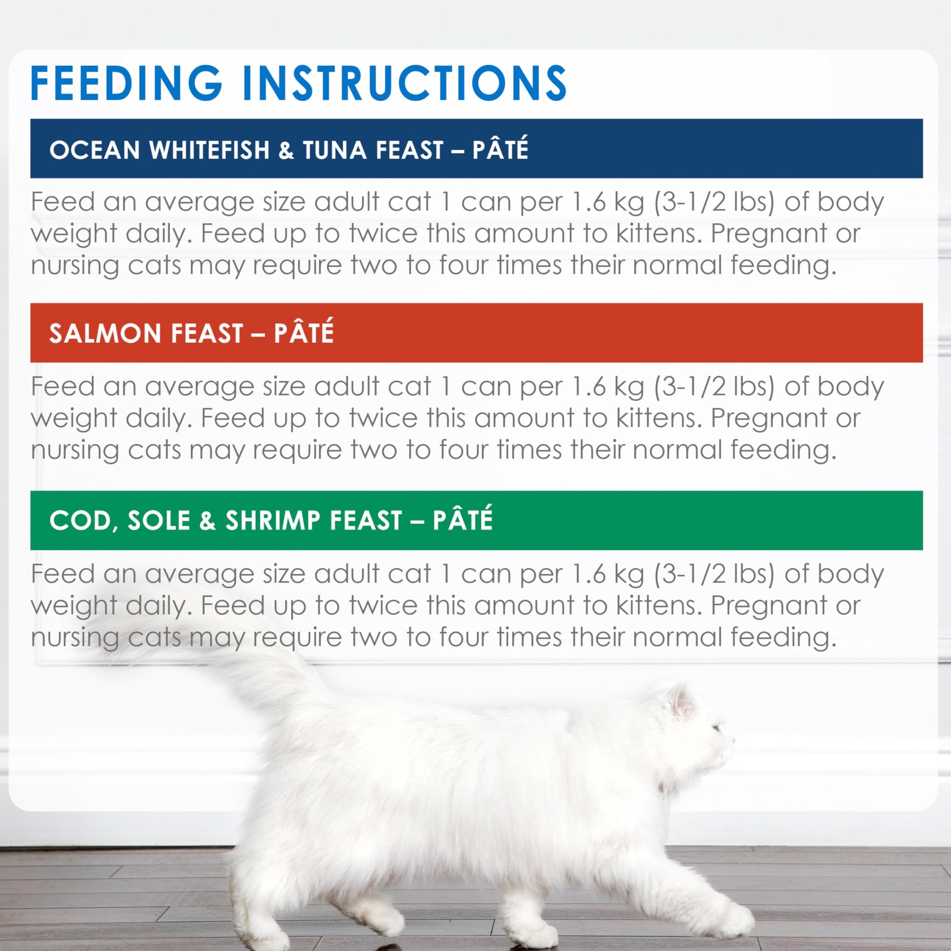 Fancy Feast Seafood Supper Wet Cat Food, Pate Variety Pack 3 Flavours - 85 g Can (24 Pack)