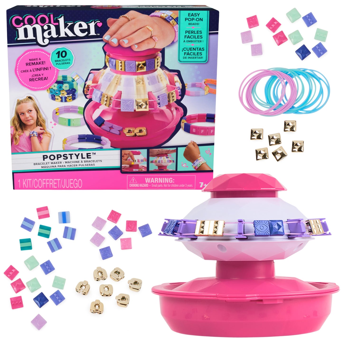 Cool Maker PopStyle Bracelet Making Kit, Ages 7+ Cool MAKER