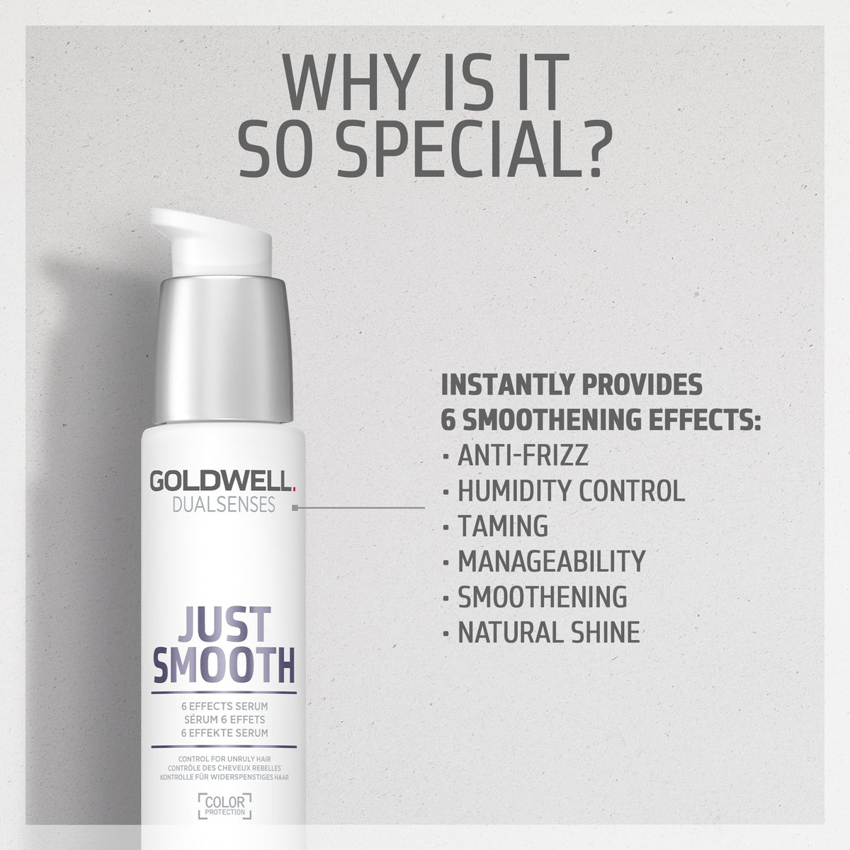 Goldwell Dualsenses Just Smooth Taming 6 Effects Serum, 100 ml