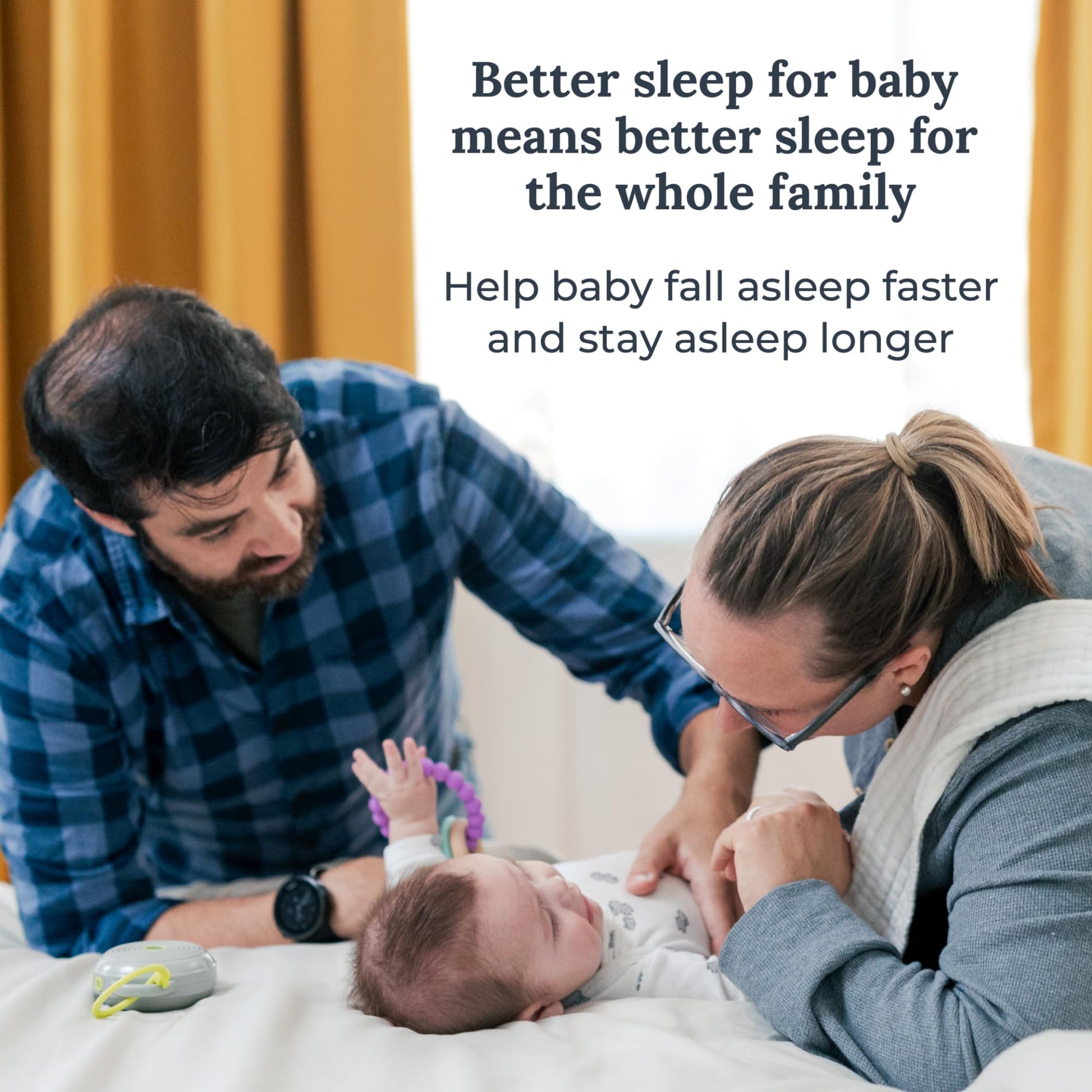 Yogasleep Hushh Portable White Noise Sound Machine For Baby, 3 Soothing Natural Sounds With Volume Control, Compact Size, Noise Canceling For Sleep Aid, Office Privacy, & Meditation, Registry Gift YOGASLEEP