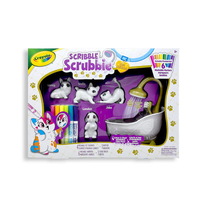 Crayola Scribble Scrubbie Pets Tub Playset, Creative Toys Crayola