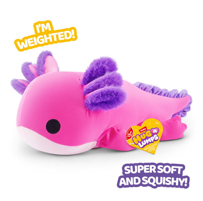Hug-A-Lumps, Series 2, Medium, Plush, (Axolotl, Ally) Hug-A-Lumps