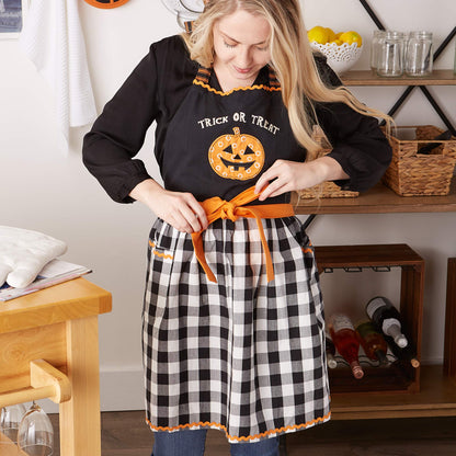 DII Halloween Jack O Lantern Collection, One Size, Trick Or Treat Apron