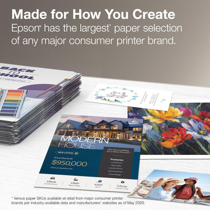 Epson Premium Presentation Paper Matte DoubleSided 8.5x11 50 Sheets S041568