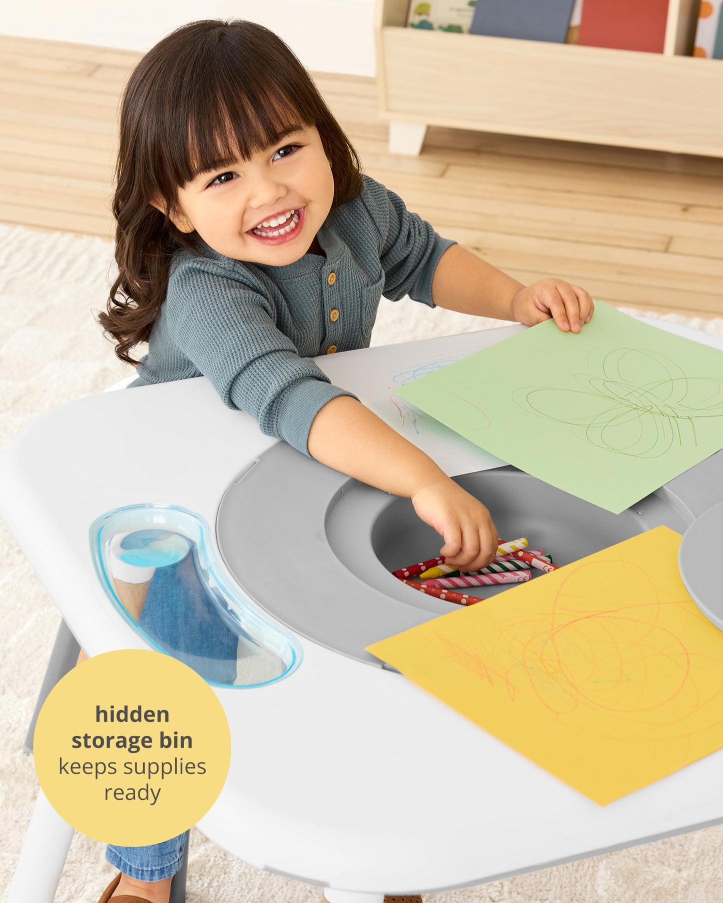 Skip Hop Discoverosity Montessori-Inspired 3-Stage Activity Center & Play Table for Baby Ages 4m+ Skip Hop