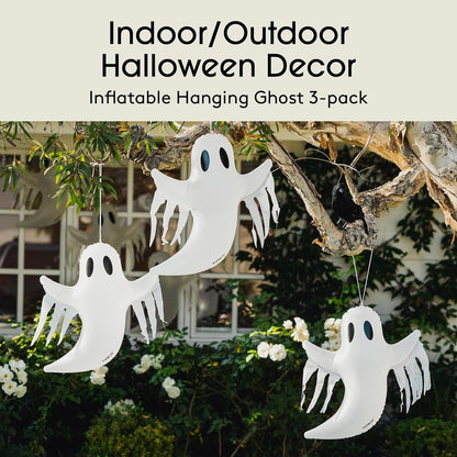 Décorations d'Halloween fantômes suspendus FUNBOY, décor extérieur, lot de 3