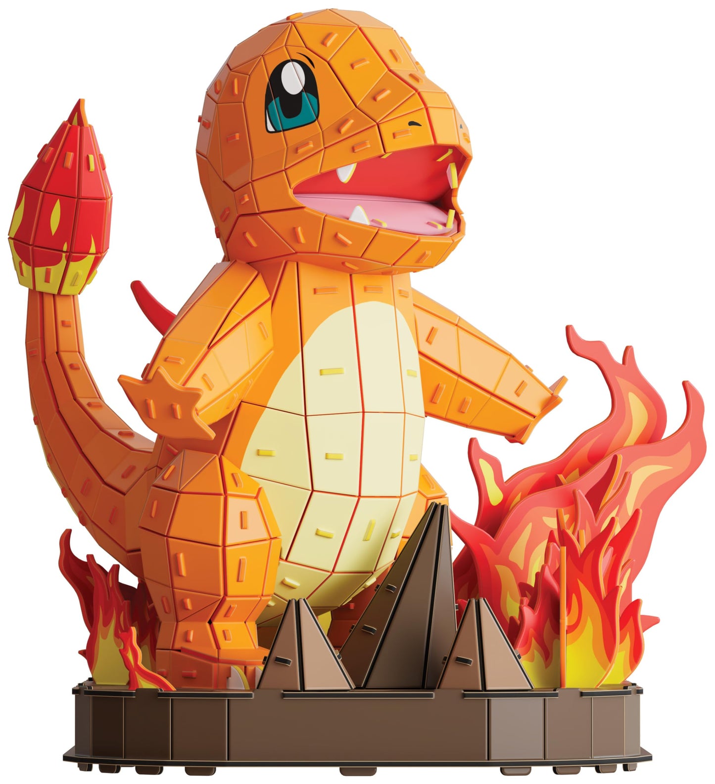 4D Build Pokémon Charmander 3D Puzzle Model Kit, Desk Décor, Shelf Display 🍁 All In One Marketplace Canada