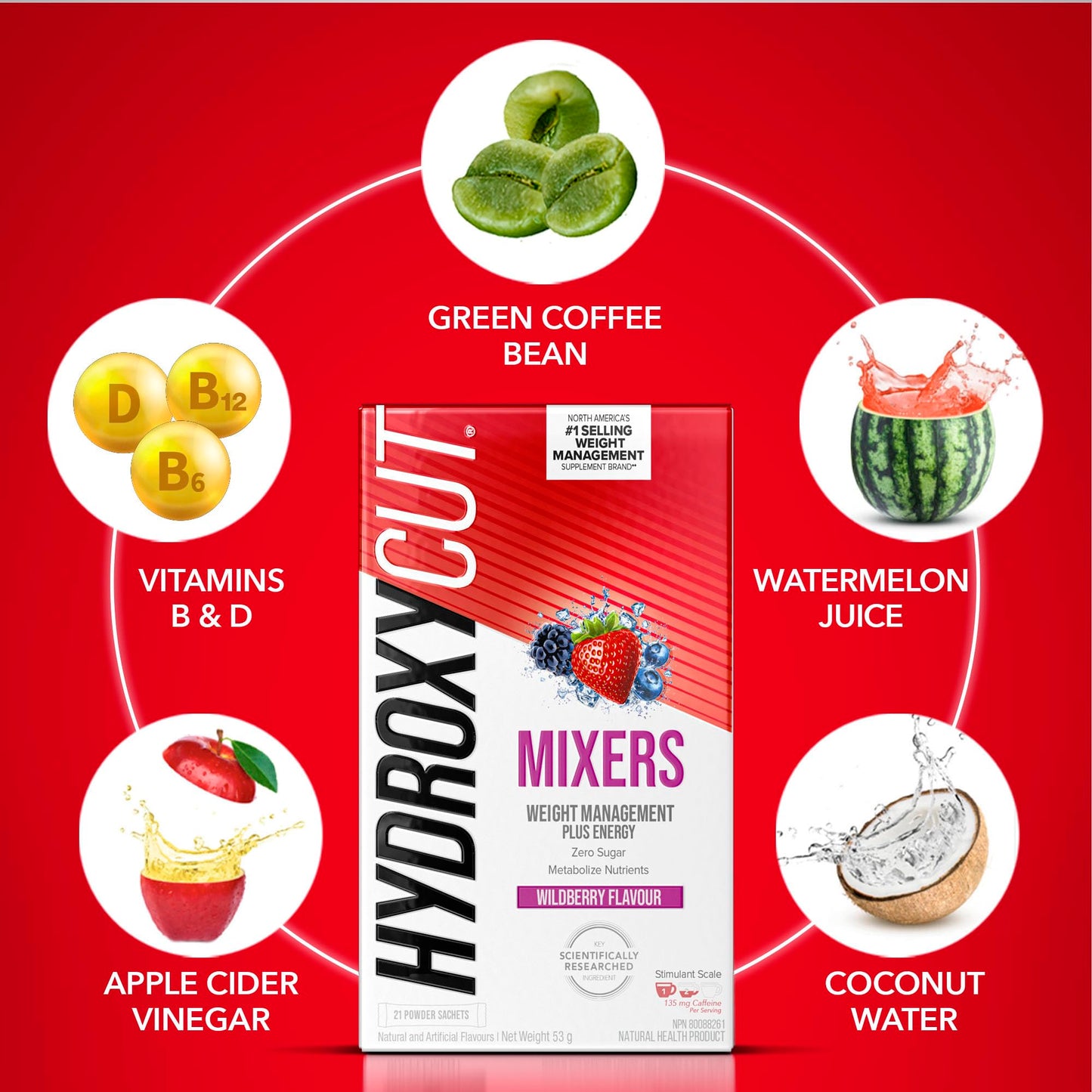 Hydroxycut Weight Management Supplement for Women & Men Hydroxycut